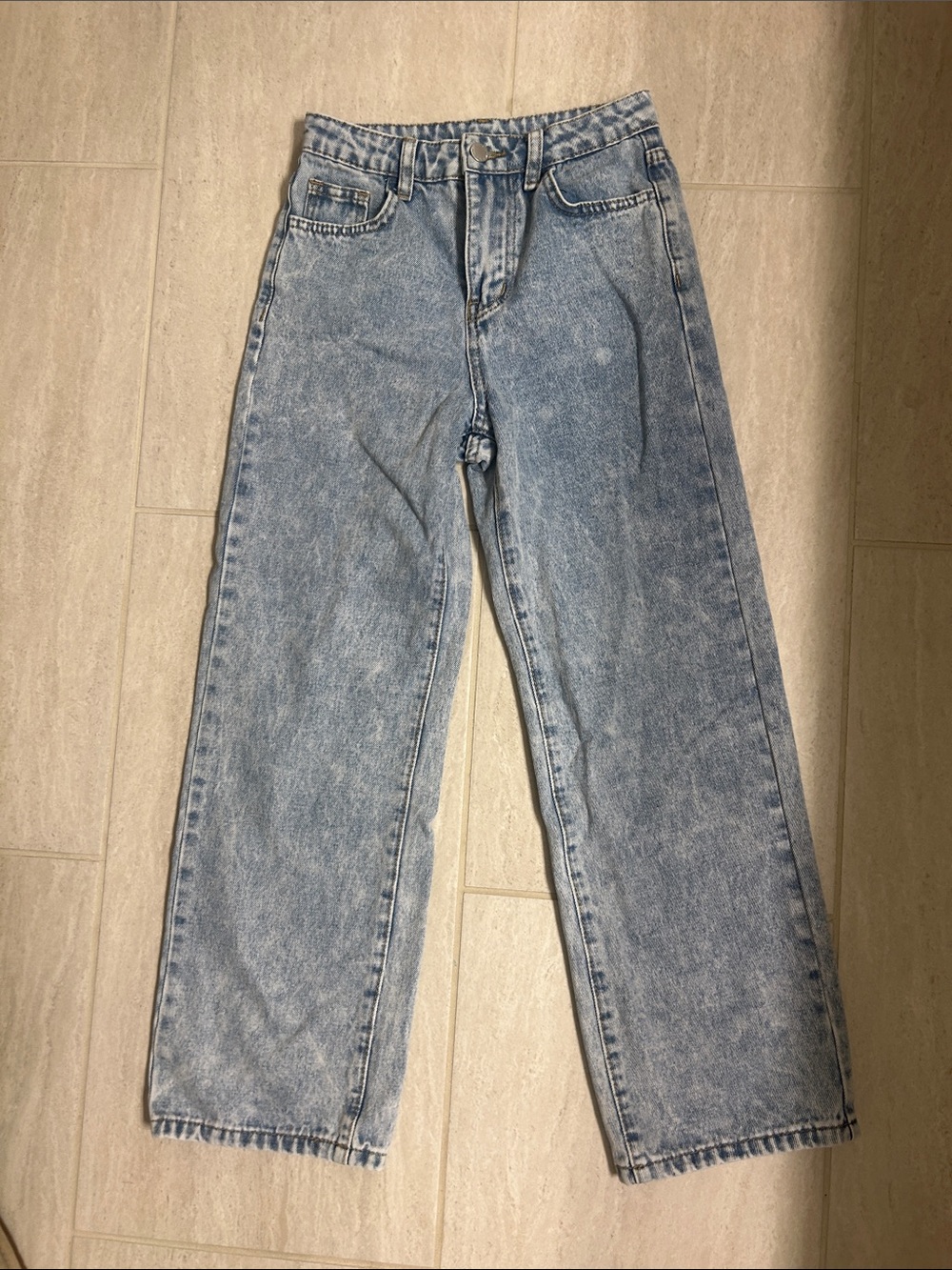 SHEIN Light Blue Relaxed Mens Jeans